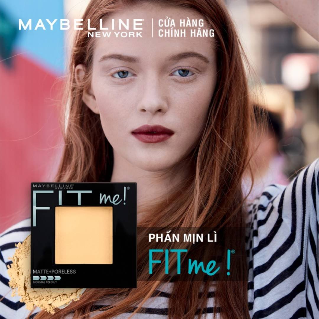 Phấn Phủ Maybelline Mịn Lì Kiềm Dầu 220 Natural Beige 8.5g