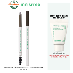 Chì Kẻ Chân Mày innisfree Màu 5 Expresso Brown (Mới) 0.3g