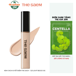 Kem Che Khuyết Điểm The Saem - 1.25 Light Beige 9.5g