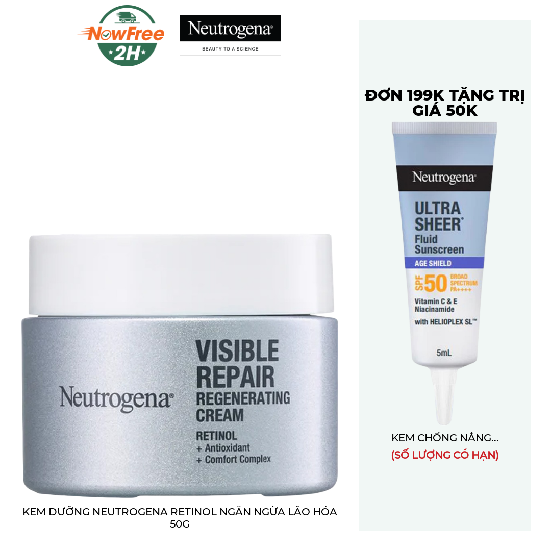 Kem Dưỡng Neutrogena Retinol Ngăn Ngừa Lão Hóa 50g