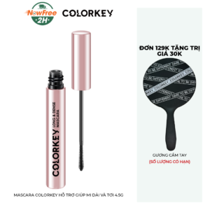 Mascara Colorkey Hỗ Trợ Giúp Mi Dài Và Tơi 4.5g