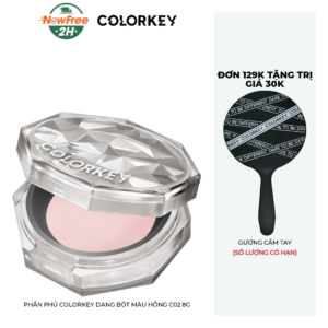 Phấn Phủ Colorkey Dạng Bột Màu Hồng C02 8g