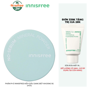 Phấn Phủ innisfree Kiềm Dầu Dạng Bột Khoáng 5g (Mới)