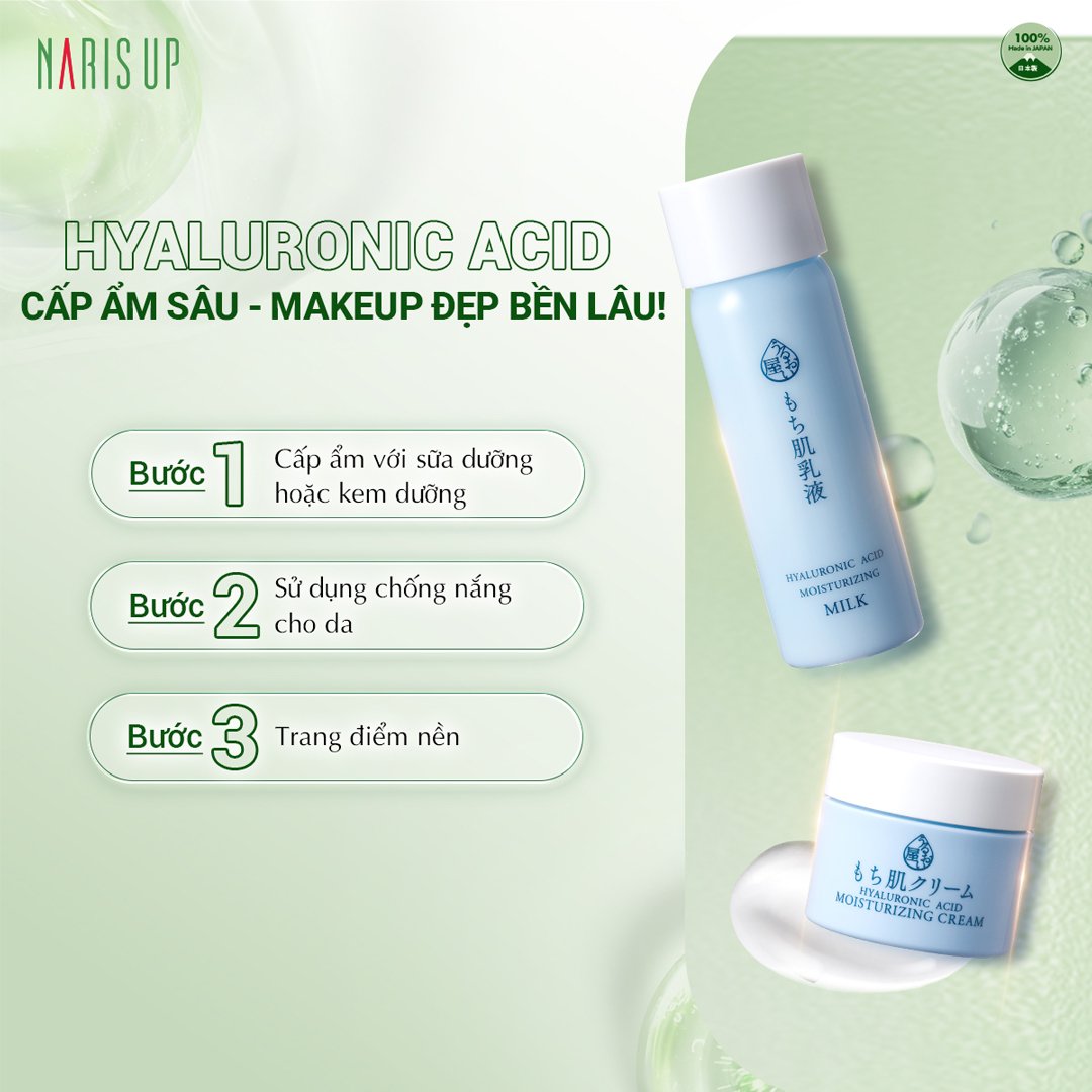 Sữa Dưỡng Naris Cosmetics Hyaluronic Acid Cấp Ẩm Da 150ml
