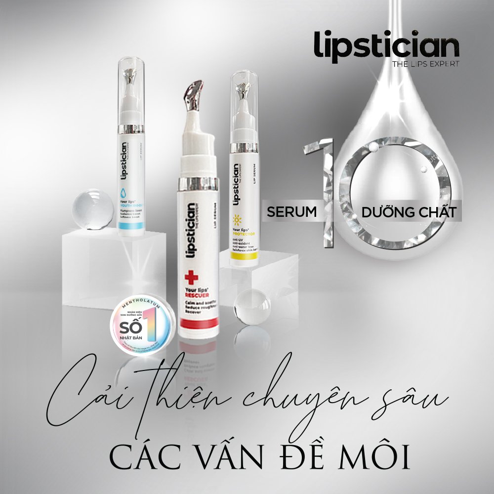 Serum Dưỡng Môi Lipstician Chống Nắng, Bảo Vệ Toàn Diện 9g