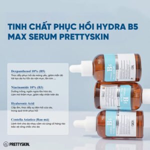 Serum Prettyskin B5 Phục Hồi, Dưỡng Sáng Da 50ml