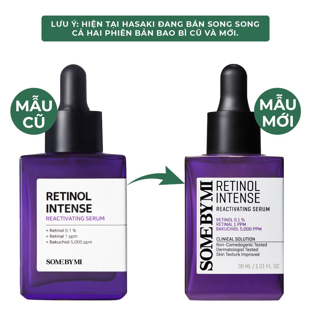 Serum Some By Mi Retinol 0.1% Ngừa Lão Hóa, Căng Bóng Da 30ml