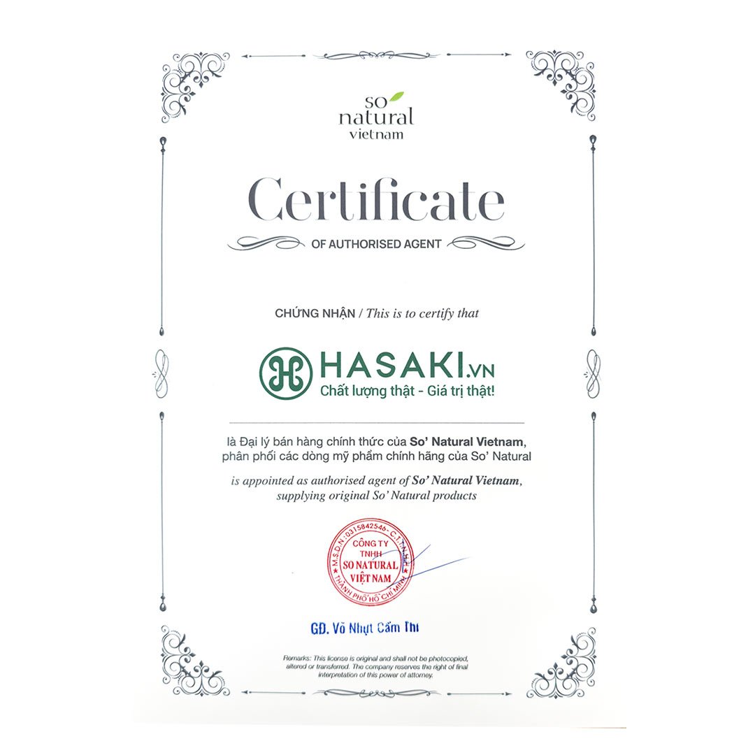 Serum So'Natural Tái Tạo Da Sinh Học, Mờ Thâm Sáng Da 35ml