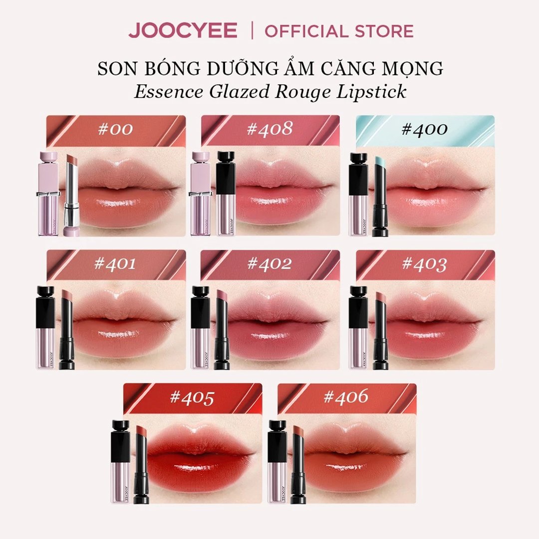 Son Bóng Joocyee Dưỡng Ẩm Màu 406 Cam Hồng 3.5g