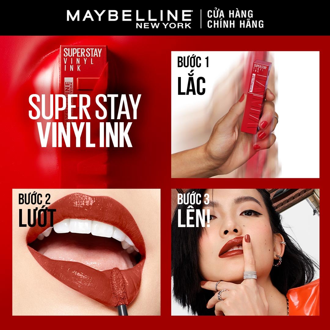 Son Bóng Maybelline 120 Punchy – Gỗ Nâu 4.2ml