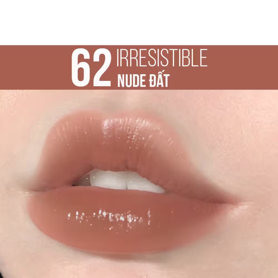 Son Bóng Maybelline 62 Irresistible – Da Đất 4.2ml