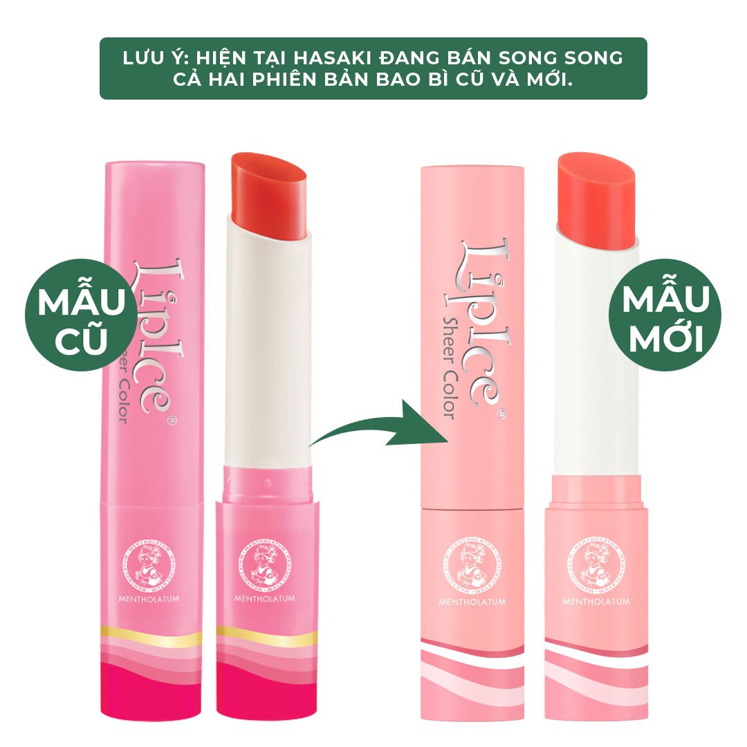 Son Dưỡng LipIce Hiệu Chỉnh Sắc Môi - Cam Đào 2.4g