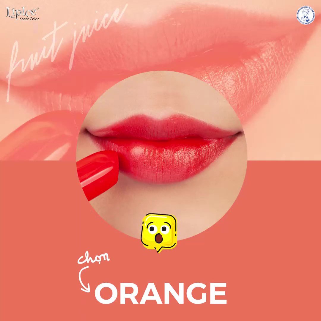 Son Dưỡng Lipice Trái Cây Orange - Cam Tươi Tắn 4g