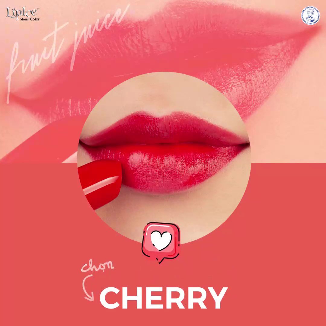 Son Dưỡng Lipice Trái Cây Cherry - Anh Đào Đỏ Tươi 4g