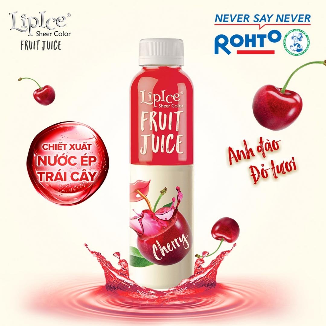 Son Dưỡng Lipice Trái Cây Cherry - Anh Đào Đỏ Tươi 4g