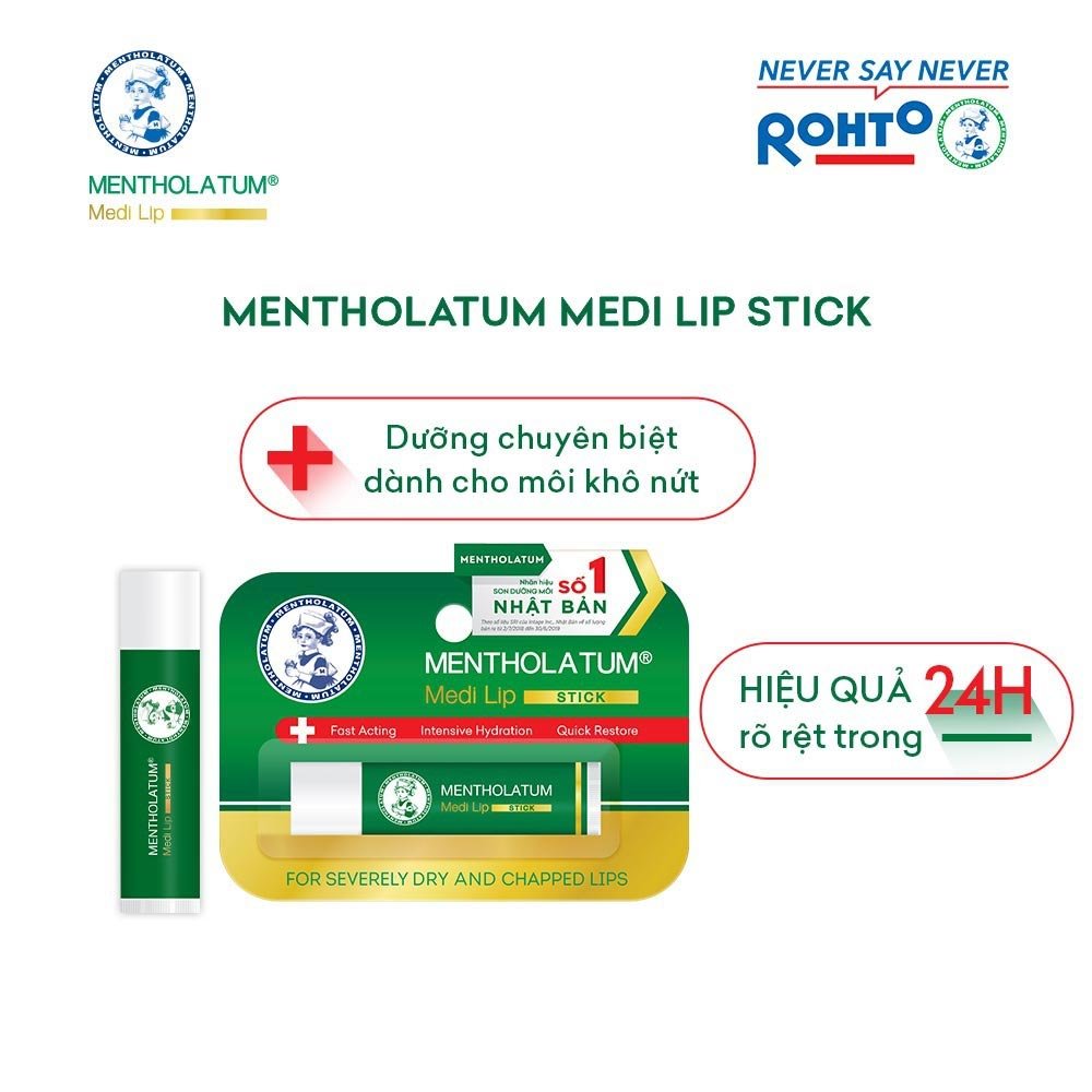 Son Dưỡng Mentholatum Chuyên Biệt Cho Môi Khô, Nứt Nẻ 4.3g