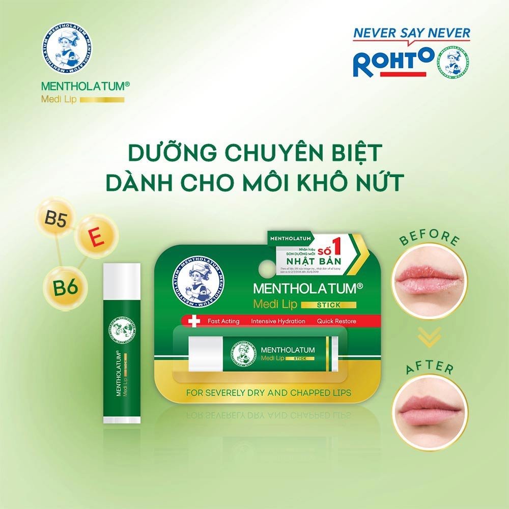 Son Dưỡng Mentholatum Chuyên Biệt Cho Môi Khô, Nứt Nẻ 4.3g