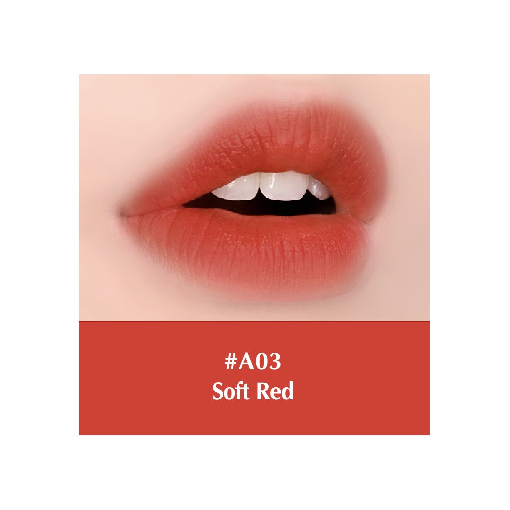 Son Kem Lì Black Rouge A03 Soft Red - Đỏ Cam 4.5g