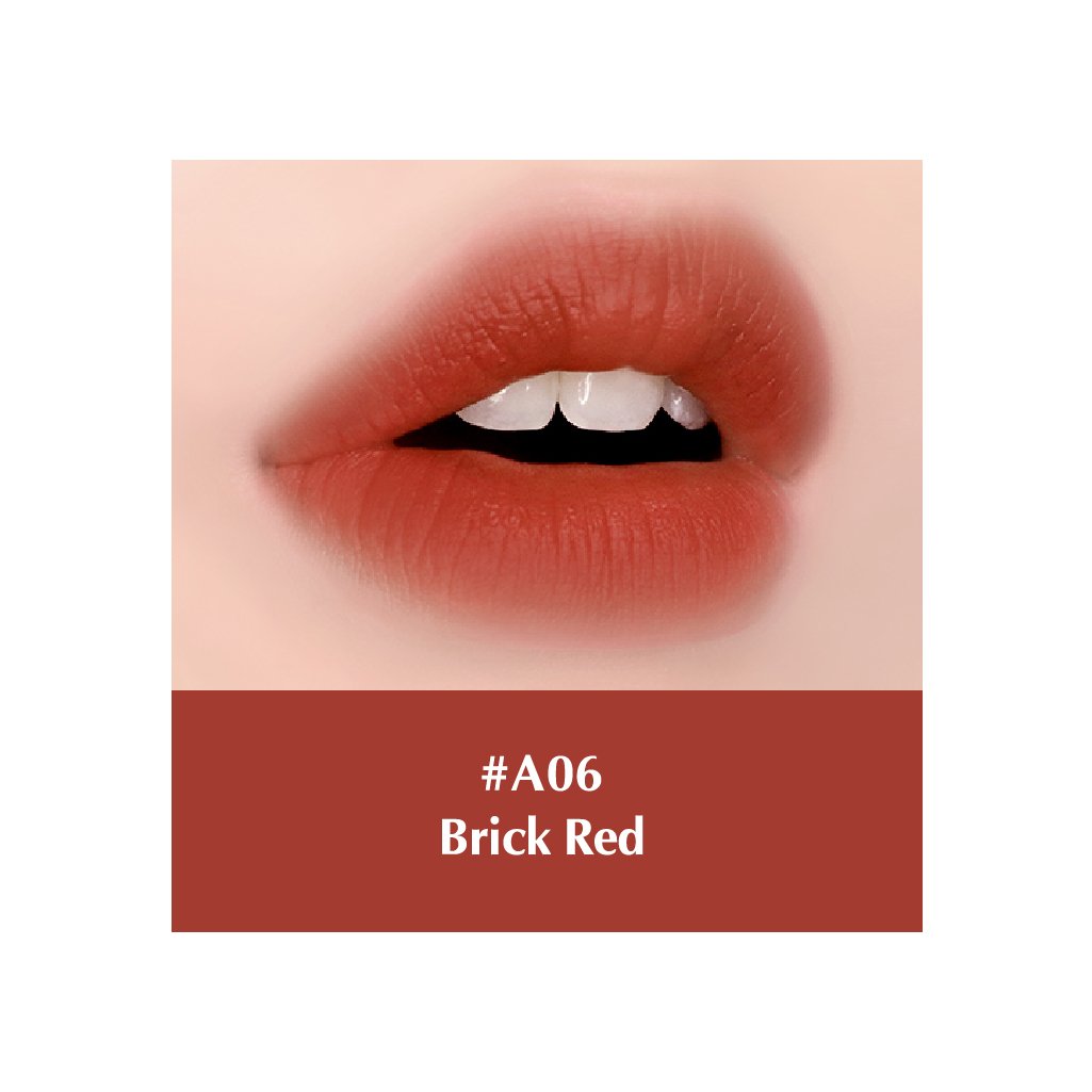 Son Kem Lì Black Rouge A06 Brick Red - Đỏ Đất 4.5g