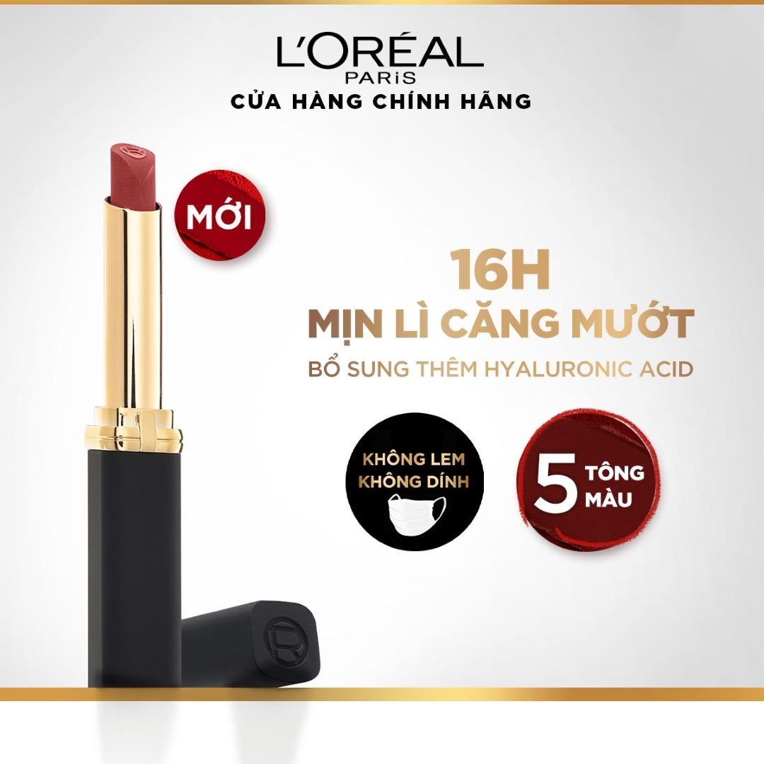Son Môi L'Oreal Mịn Lì Căng Mướt 666 I Win - Đỏ Lạnh 1.7g