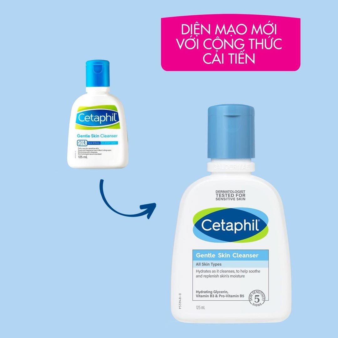 Sữa Rửa Mặt Cetaphil Dịu Lành Cho Da Nhạy Cảm 125ml