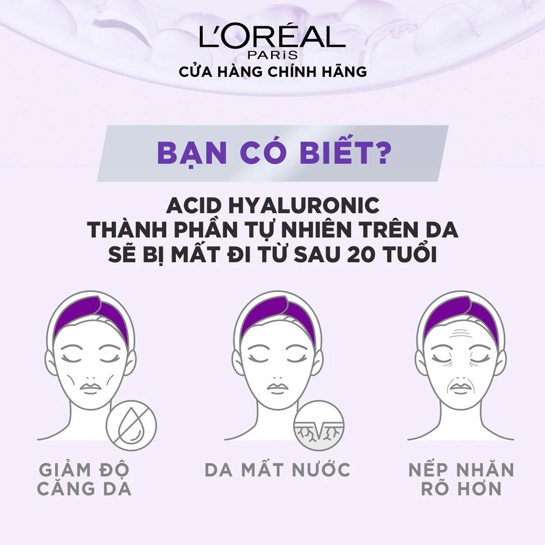 Sữa Rửa Mặt L'Oreal Cấp Ẩm Và Căng Mịn Da 100ml