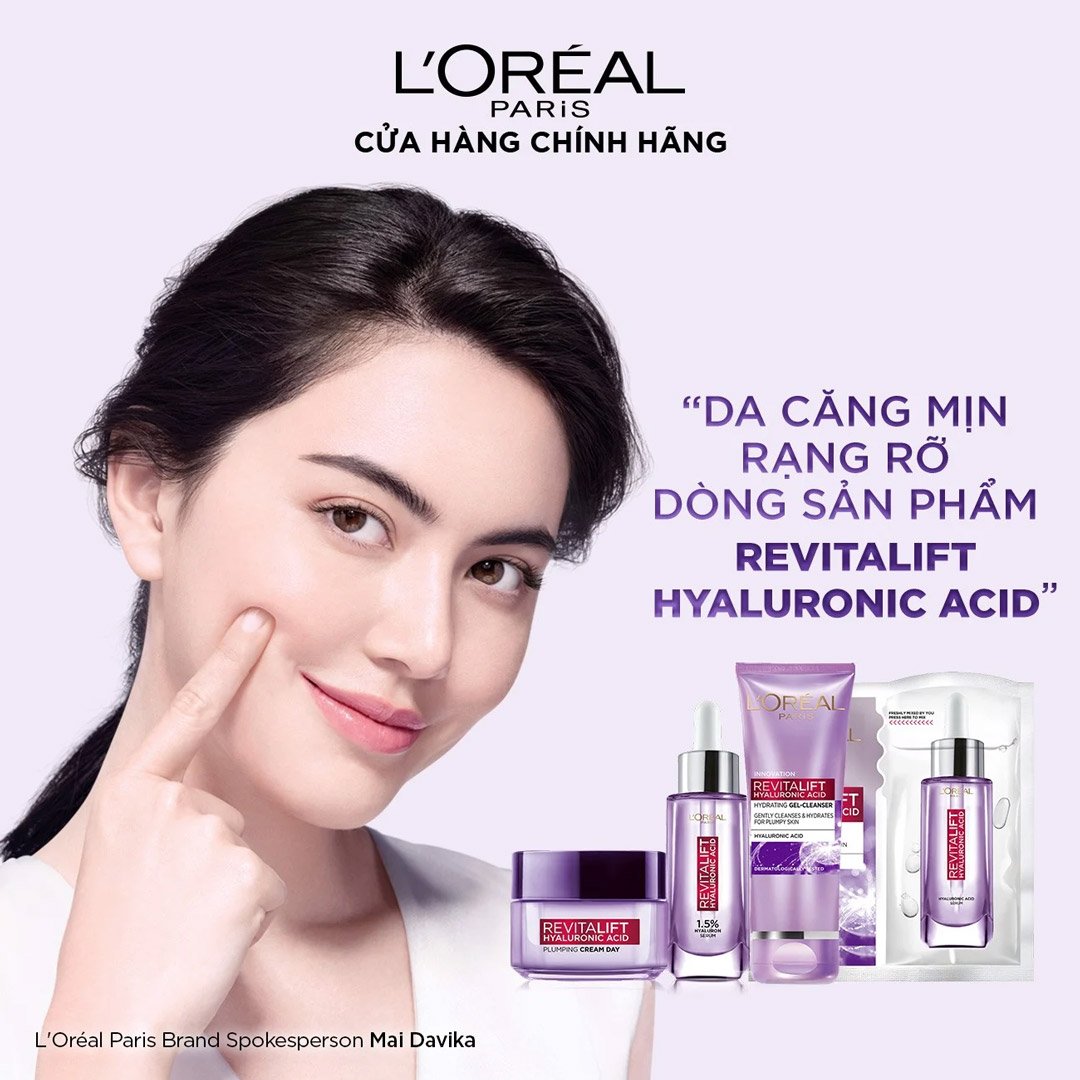 Sữa Rửa Mặt L'Oreal Cấp Ẩm Và Căng Mịn Da 100ml