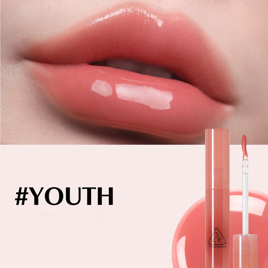 Son Bóng 3CE Dạng Gel Màu Youth 4g