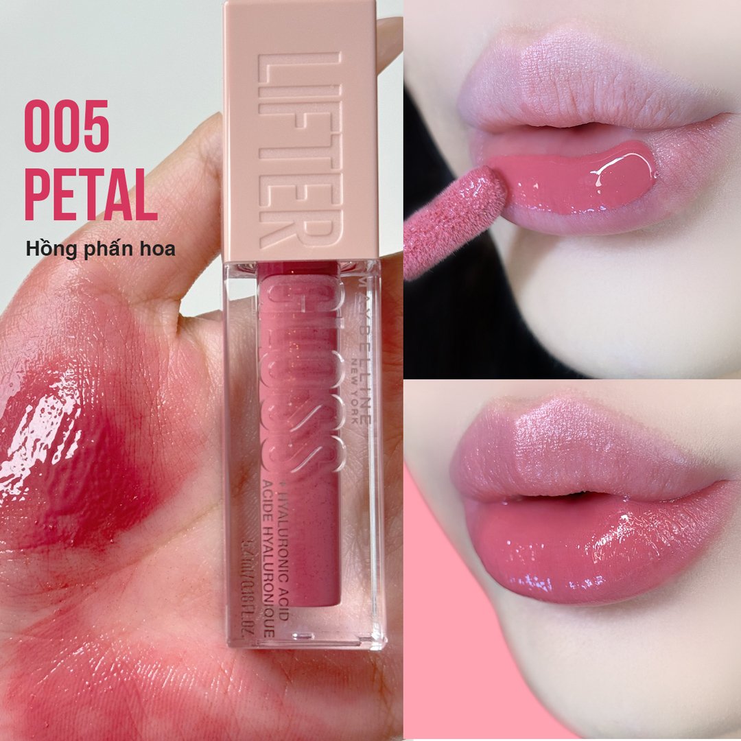 Son Bóng Maybelline 005 Petal - Hồng Phấn Hoa 5.4ml