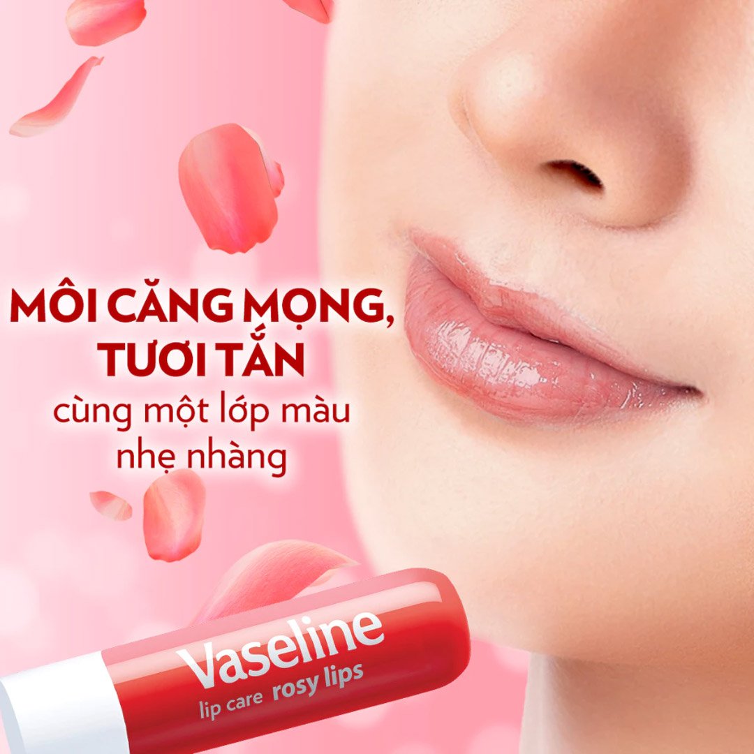 Son Dưỡng Môi Vaseline Hồng Xinh 4.8g