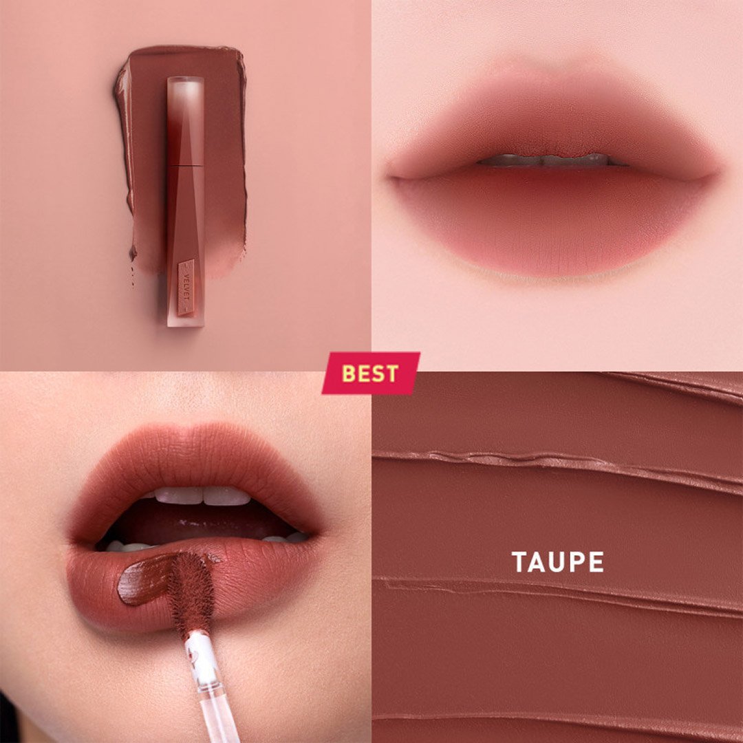 Son Kem Lì 3CE Nhung Mịn Màu 02 Taupe 4g