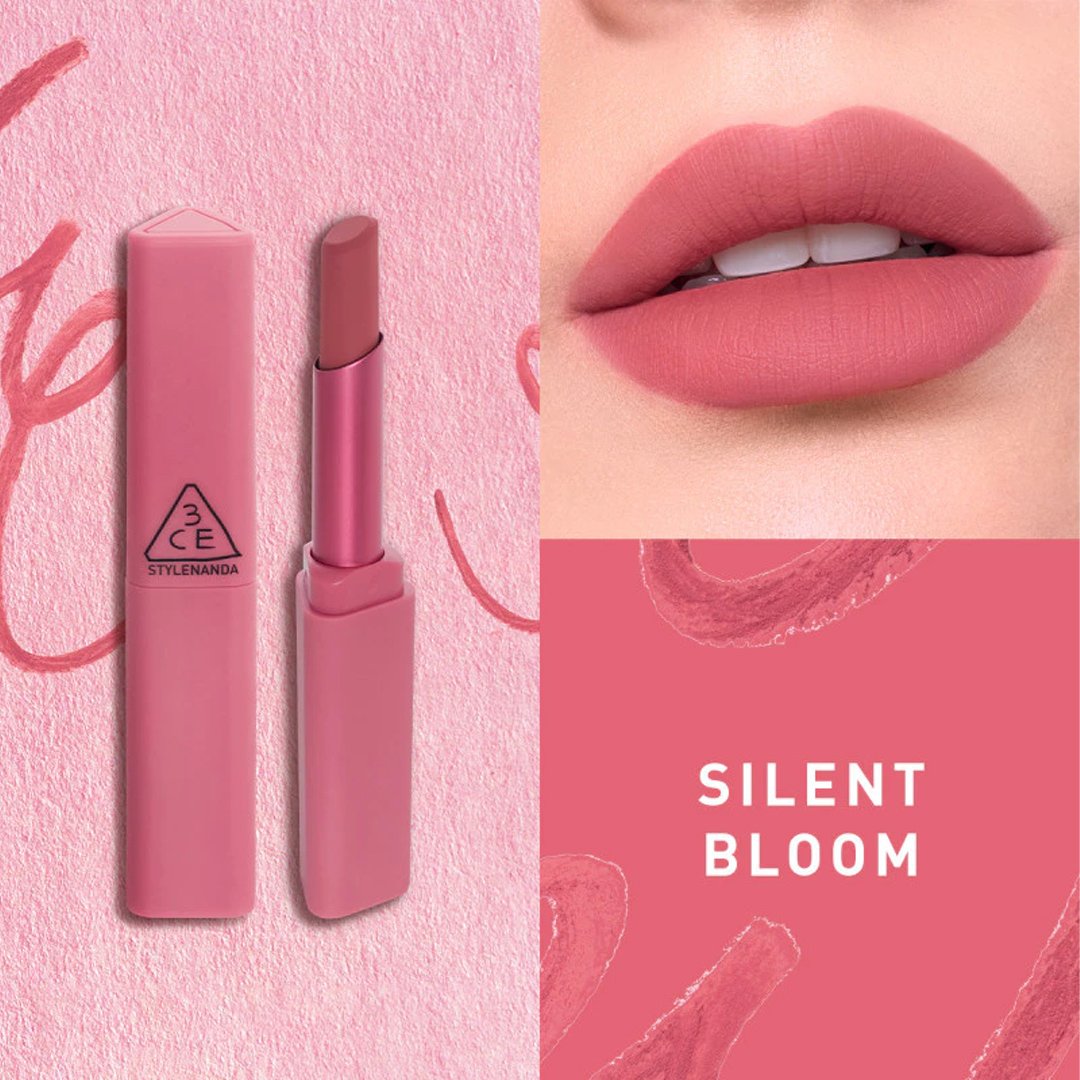 Son Sáp 3CE Mịn Lì Màu 13 Silent Bloom 2g