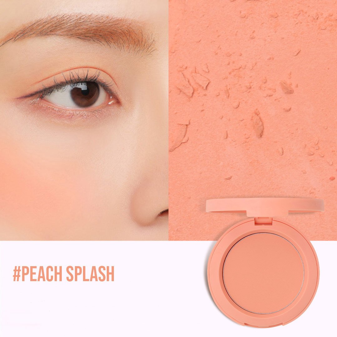 Phấn Má Hồng 3CE Mịn Lì Peach Splash - Cam Đào 5.5g