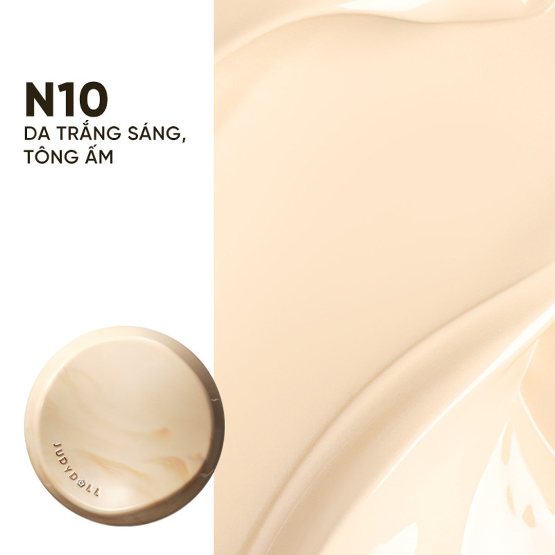 Phấn Nước Judydoll Trà Lâu Trôi - N10 Da Sáng 14g