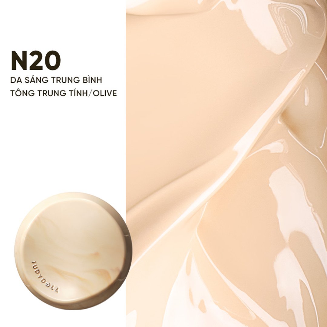 Phấn Nước Judydoll Trà Lâu Trôi - N20 Da Trung Bình 14g