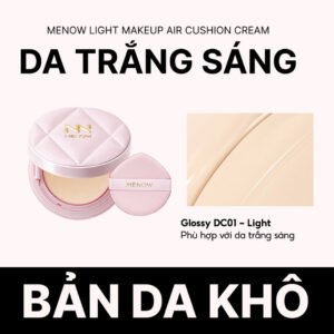 Phấn Nước Menow Cho Da Khô Màu DC01 Light 12g