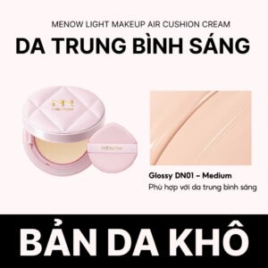 Phấn Nước Menow Cho Da Khô Màu DN01 Medium 12g
