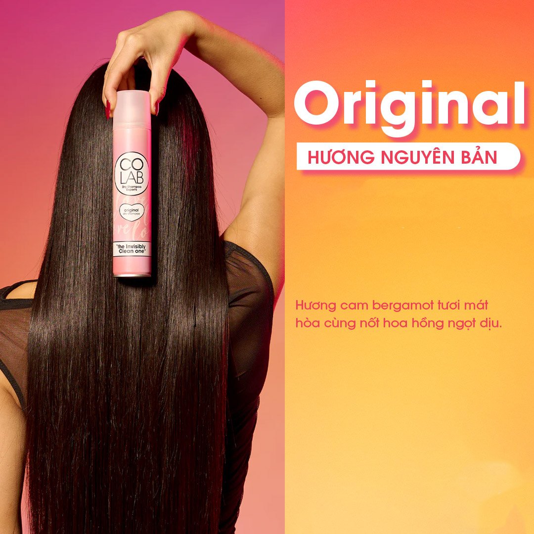 Combo Dầu Gội Khô Colab Original Hương Nguyên Bản 200ml + Tropical Hương Nhiệt Đới 200ml
