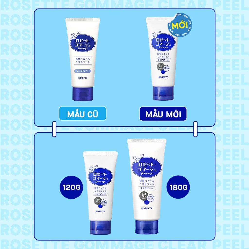 Tẩy Tế Bào Chết Rosette Thu Nhỏ Lỗ Chân Lông 120g