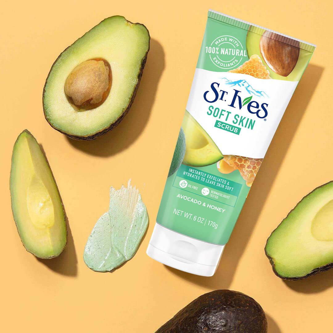 Sữa Rửa Mặt St.Ives Tẩy Tế Bào Chết Bơ & Mật Ong 170g