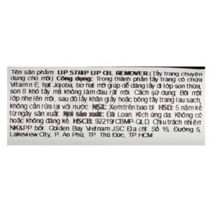 Tẩy Trang Môi Australis Lip Strip Lip Oil Remover 9ml