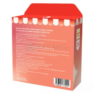 Bộ Nookoi Phấn Nước W23 Sand Tông Da Ấm 12g + Son Tint T11 Cam Đất 3.8g