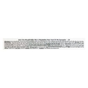 [HSD 01/2027] Kem Che Khuyết Điểm Maybelline Mịn Lì 15 Fair 6.8ml
