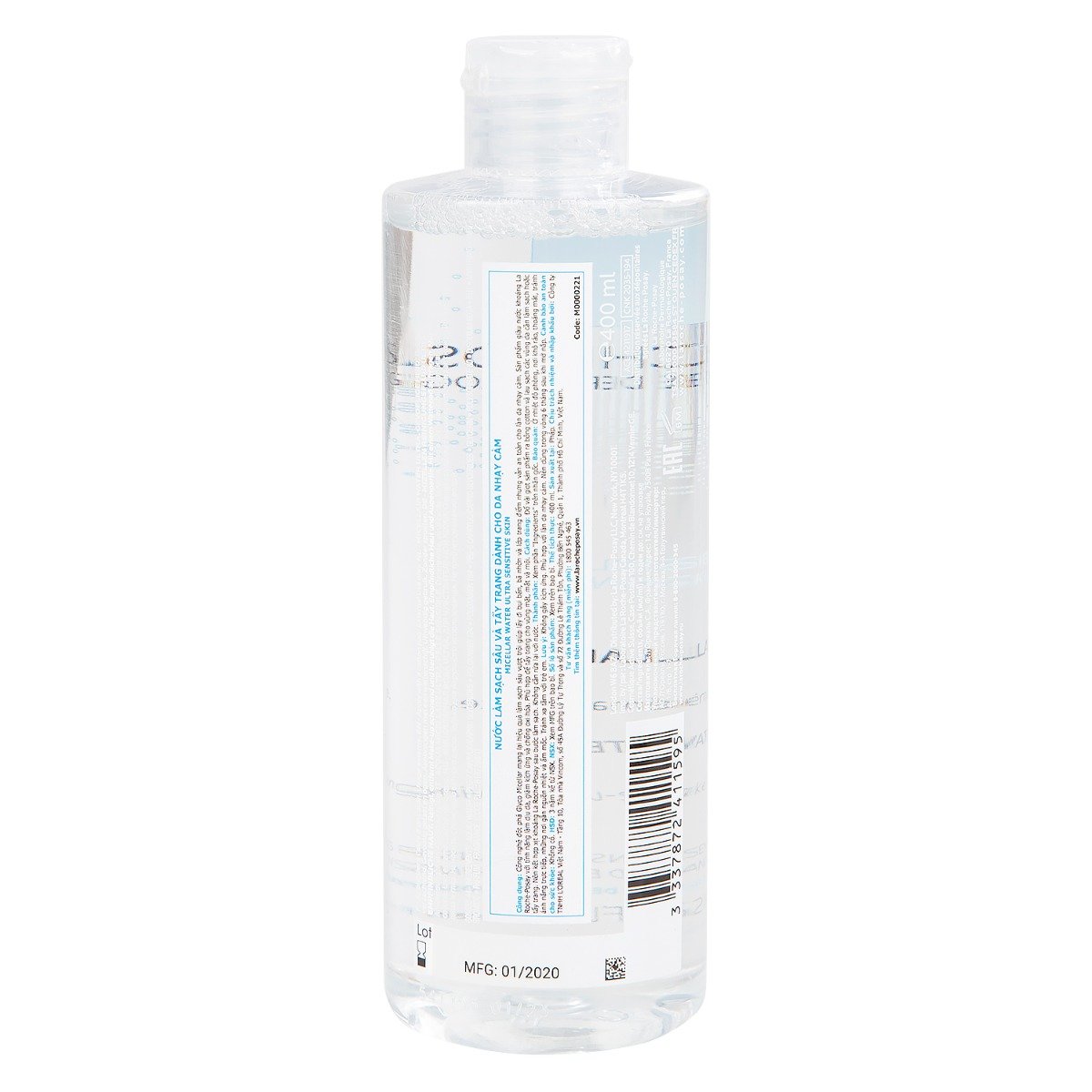 Combo 2 Nước Tẩy Trang La Roche-Posay Dành Cho Da Nhạy Cảm 400ml
