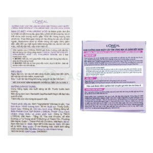 Combo L'Oreal Serum Hyaluronic Acid Cấp Ẩm Sáng Da 30ml + Serum HA Mini 7.5ml + Kem Dưỡng Ngày HA Mini 15ml