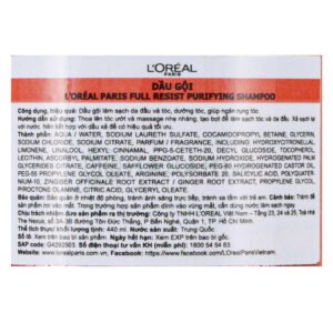 Dầu Gội L'Oreal Giảm Gãy Rụng Tóc Giúp Tóc Chắc Khỏe 440ml