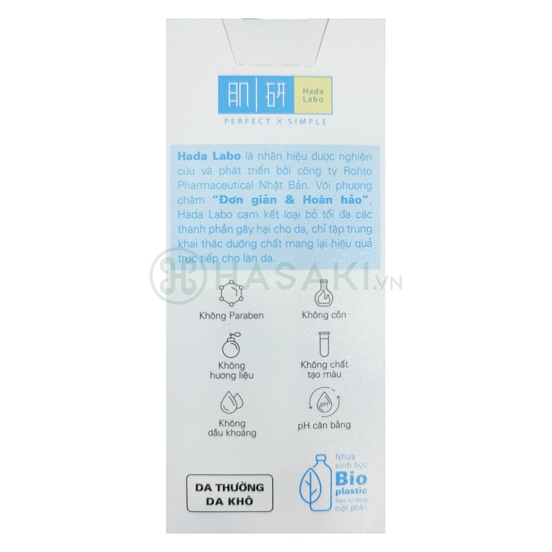 Dung Dịch Hada Labo Dưỡng Ẩm Tối Ưu Da Thường, Khô 100ml
