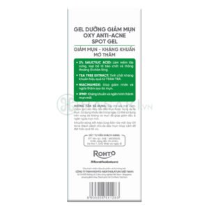 [HSD 04/2027] Gel Chấm Mụn Oxy Hỗ Trợ Sạch Mụn, Mờ Thâm 10g