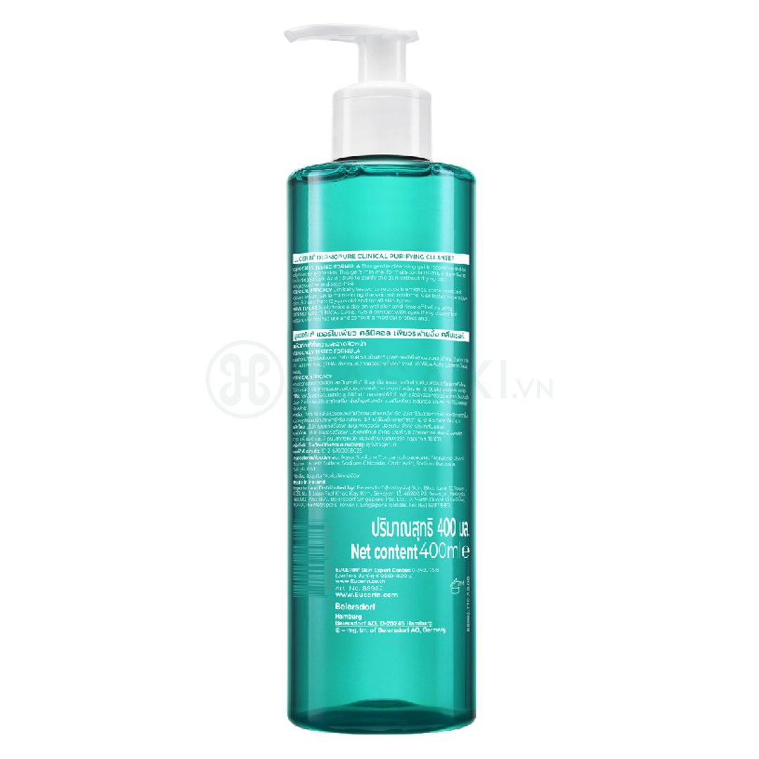 Gel Rửa Mặt Eucerin Cho Da Nhờn Mụn 400ml