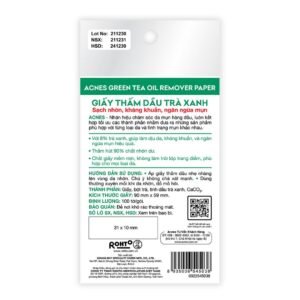 Giấy Thấm Dầu Acnes Trà Xanh 100 Tờ